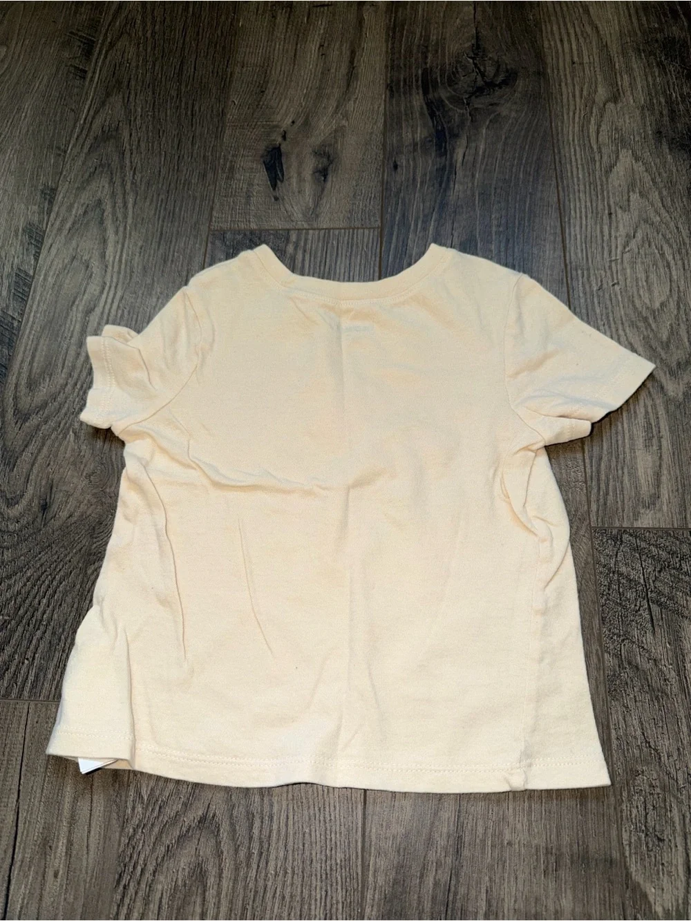Old Navy Cream Short-Sleeve Tee with Multicolor Dinosaur Graphic